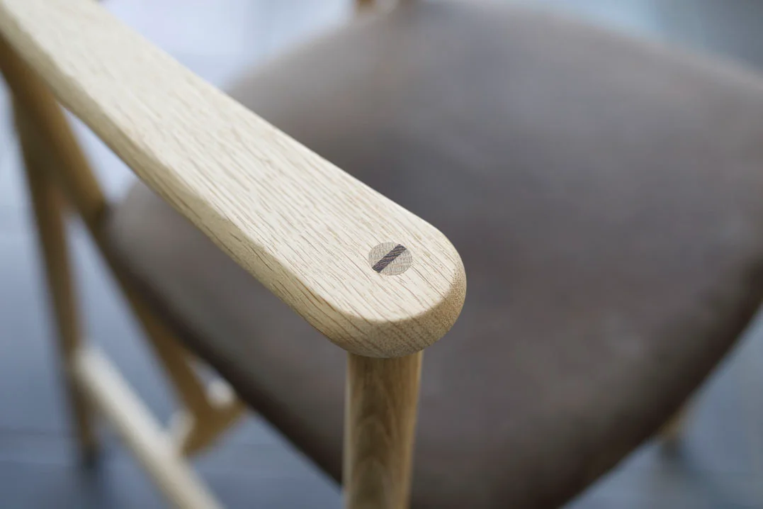 Detail Shaker chair. Søren Holst design. Bernstorffsminde BM1837