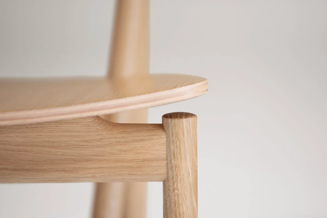 Detail Shaker chair. Søren Holst design. Bernstorffsminde BM1837