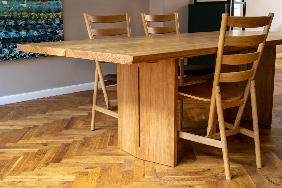 Moku Ita solid-plank table, Bernstorffsminde BM1837, Japanese-inspired Danish Design